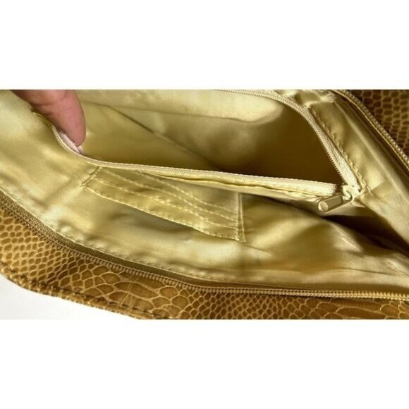 Women's Wristlet Faux Snake Skin Clutch Wallet‎ with Zipper Pocket Pouch - Picture 8 of 9